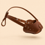 Leather Dog Muzzle — Bull Terrier