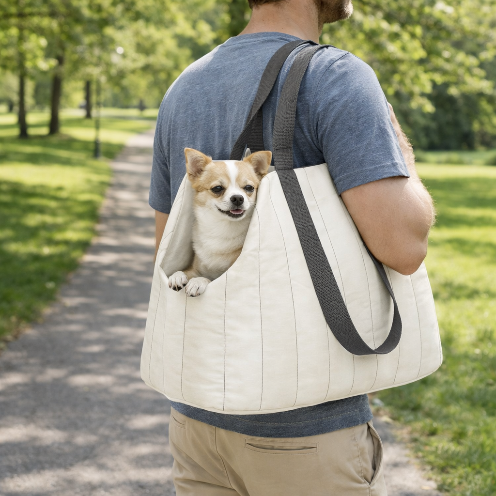 Eco dog carrier bag