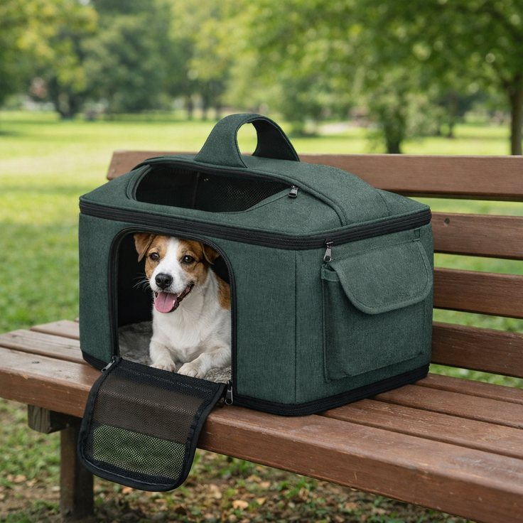 Soft dog carrier bag