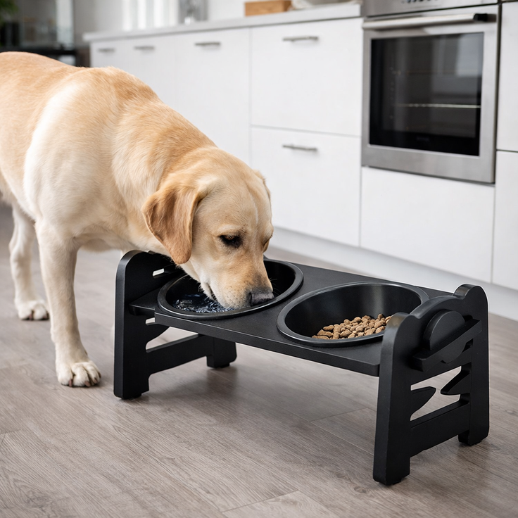 Double Dog Bowl Stand