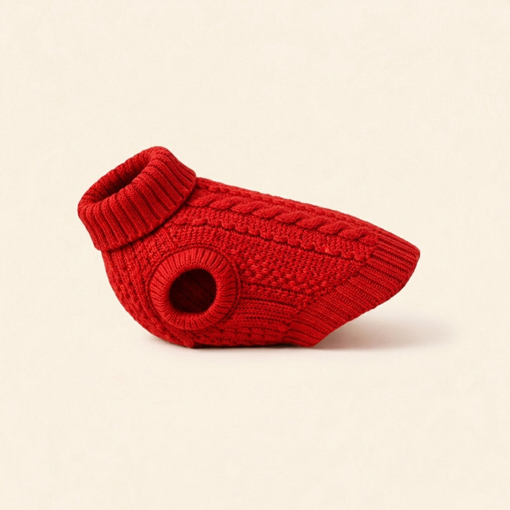 Cozy Knit Dog Sweater