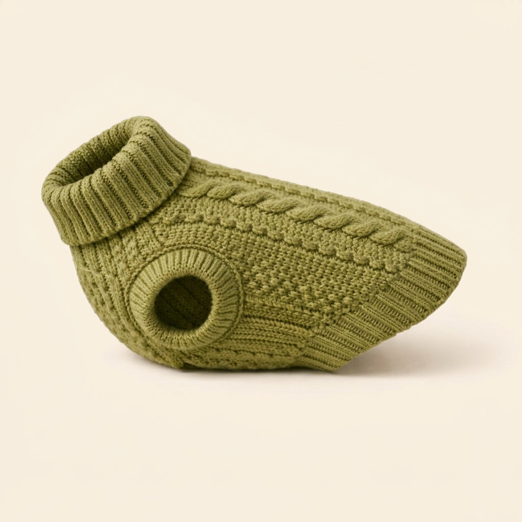 Cozy Knit Dog Sweater