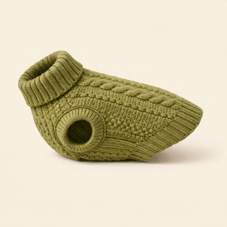 Cozy Knit Dog Sweater
