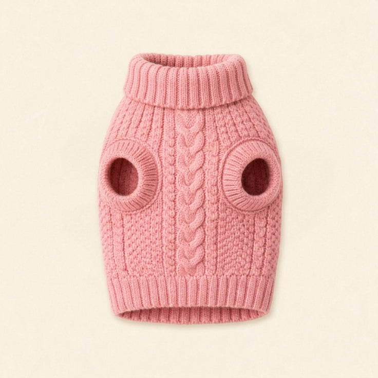 Cozy Knit Dog Sweater