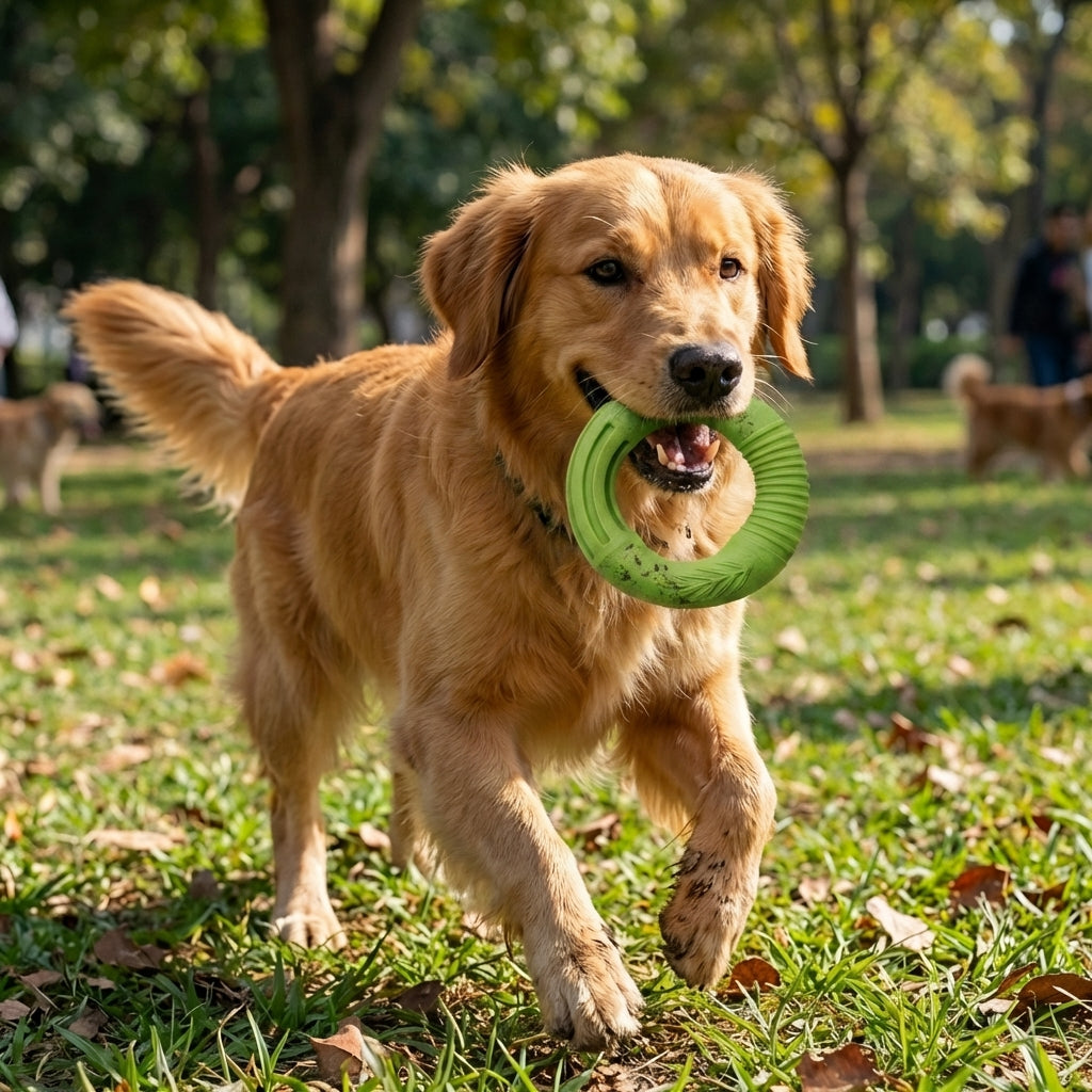 ECO Biodegradable Rubber Ring Dog Toy