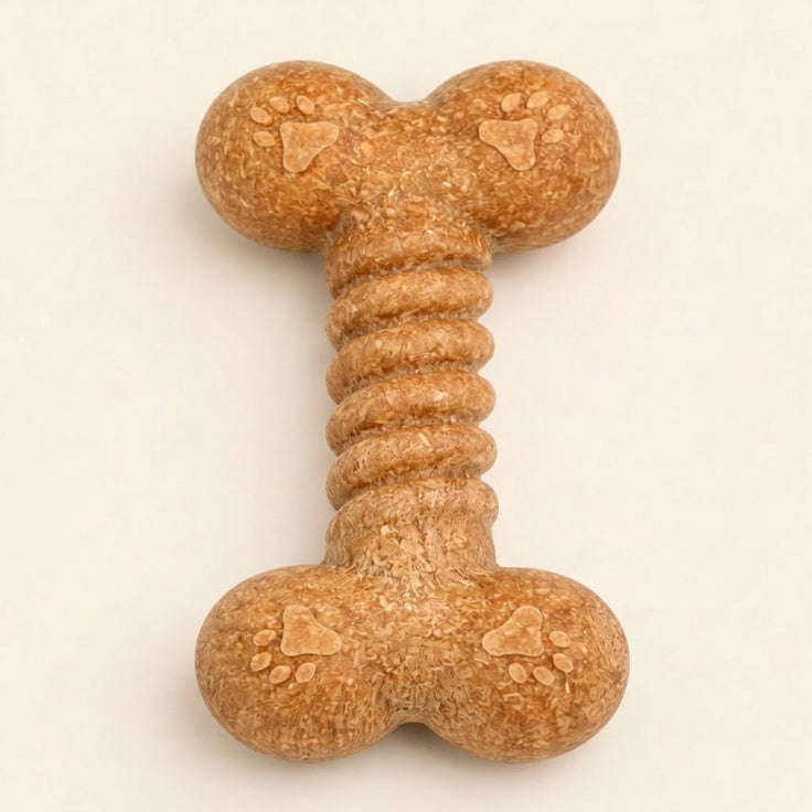 Peanut Butter Dental Chew Toy for Dogs