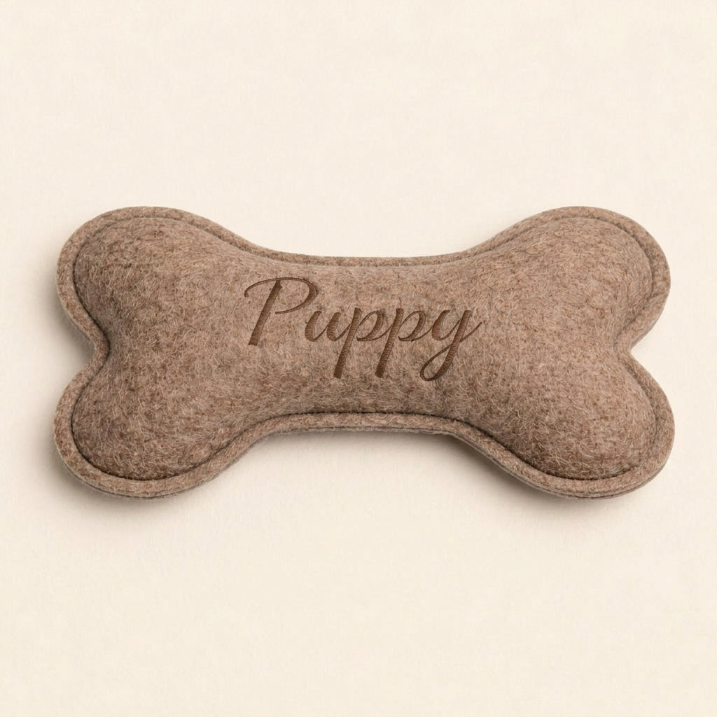 Felt Bone Dog Toy
