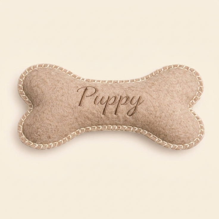 Felt Bone Dog Toy