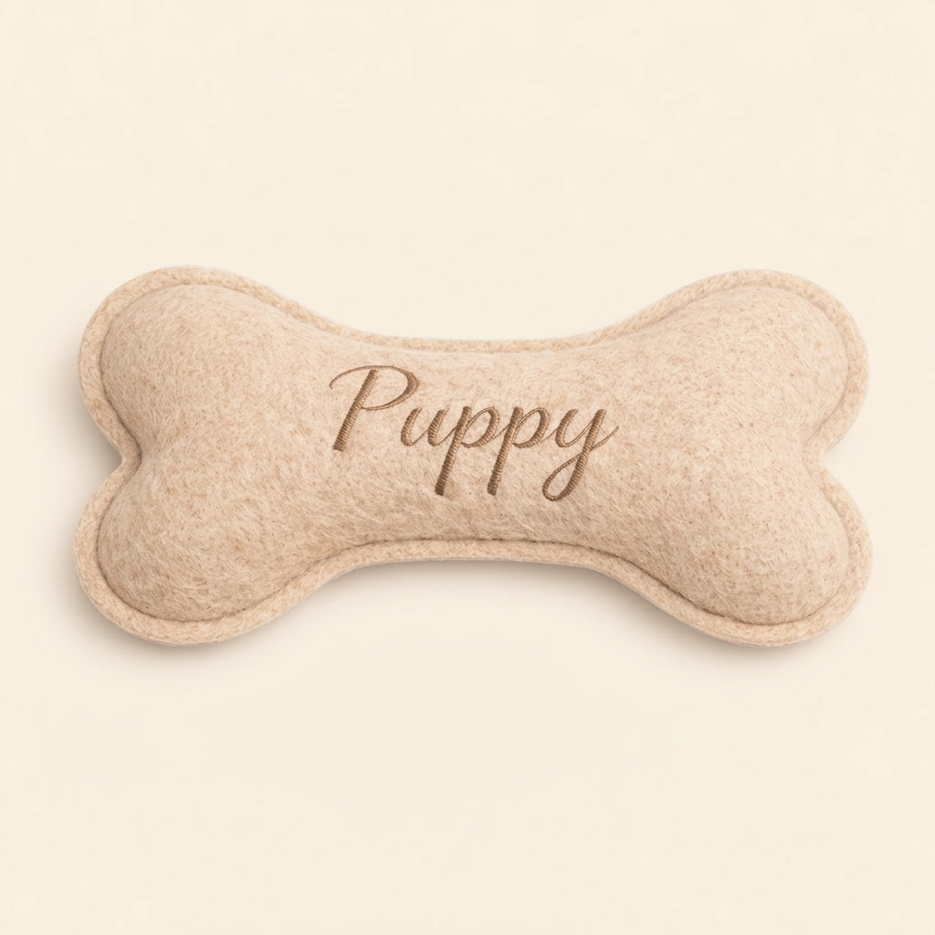 Felt Bone Dog Toy