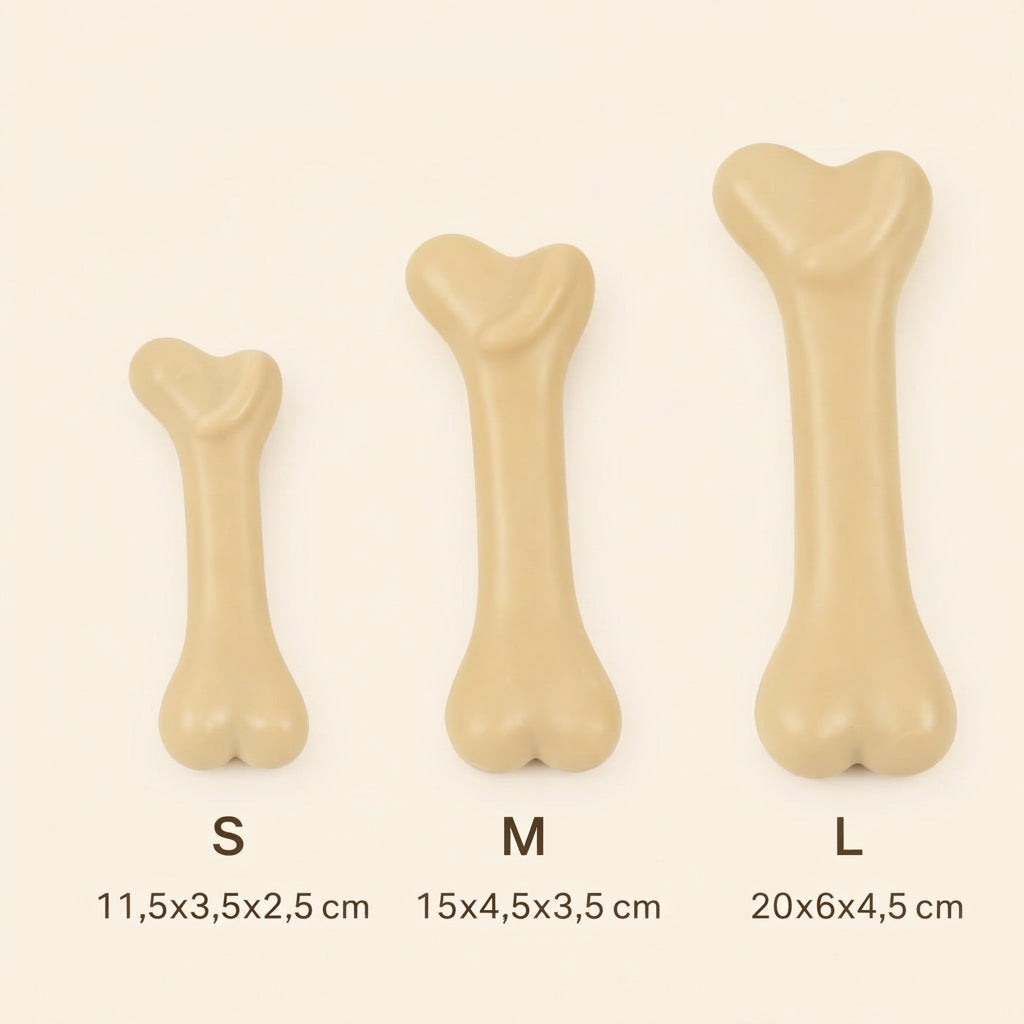 Natural Rubber Bone Dog Toy