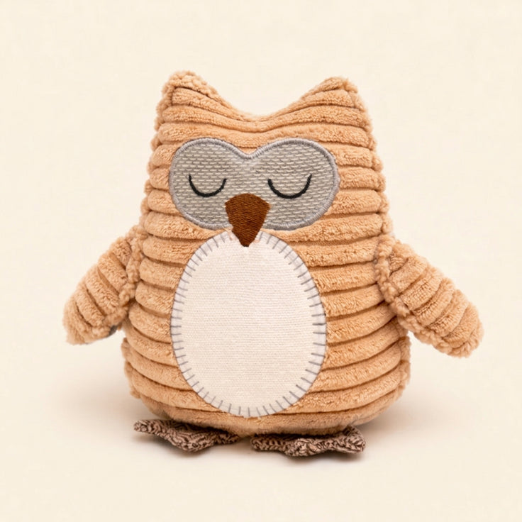 ECO Plush Dog Toy — Owl