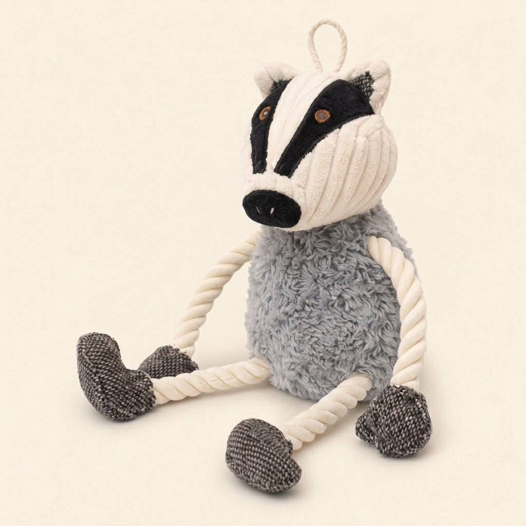 ECO Plush Dog Toy — Badger