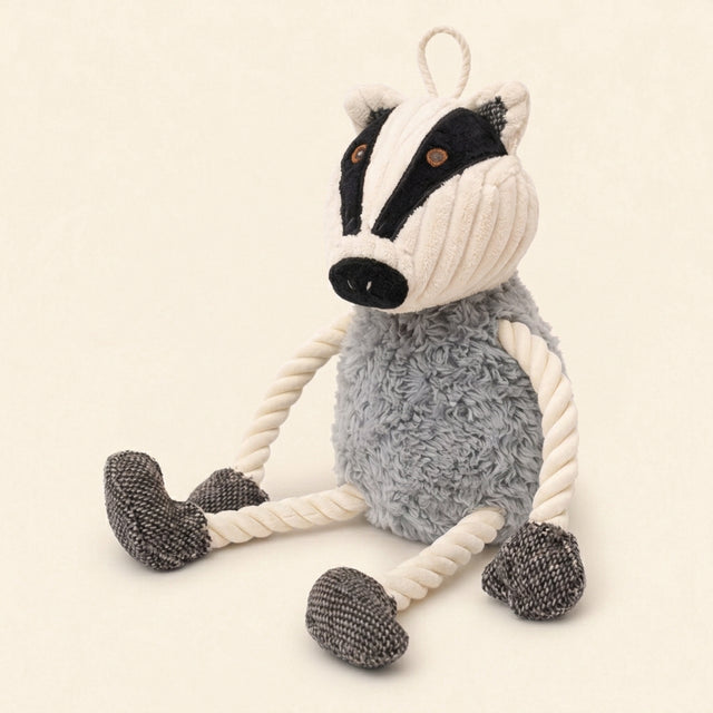 ECO Plush Dog Toy — Badger