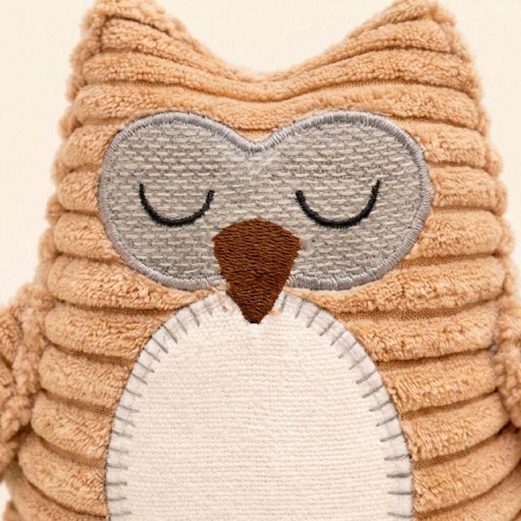 ECO Plush Dog Toy — Owl