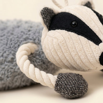 ECO Plush Dog Toy — Badger