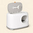 Enclosed Plastic Cat Litter Box with Lid