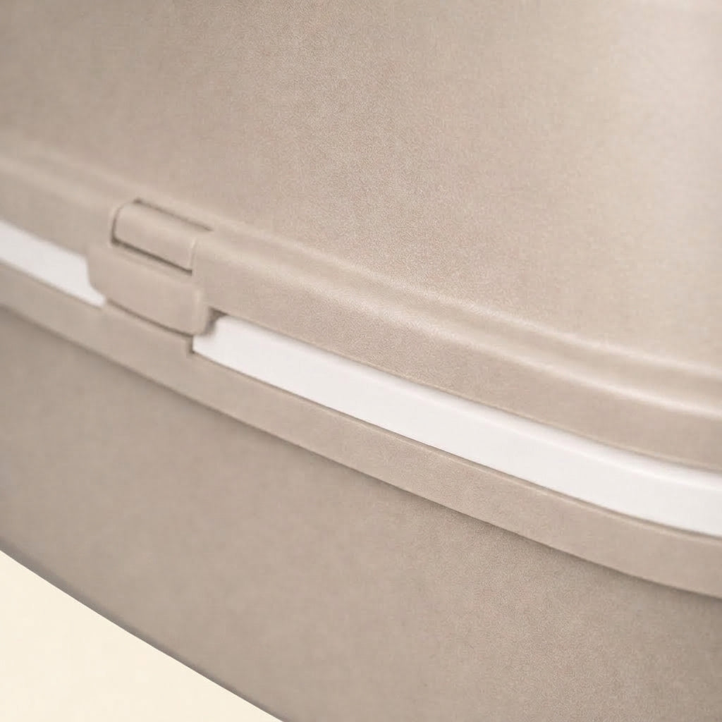 Open Cat Litter Tray with Removable Rim