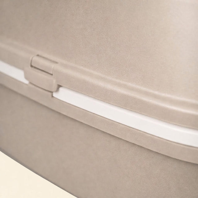 Open Cat Litter Tray with Removable Rim
