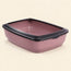 Open Low-Entry Cat Litter Tray with Removable Rim