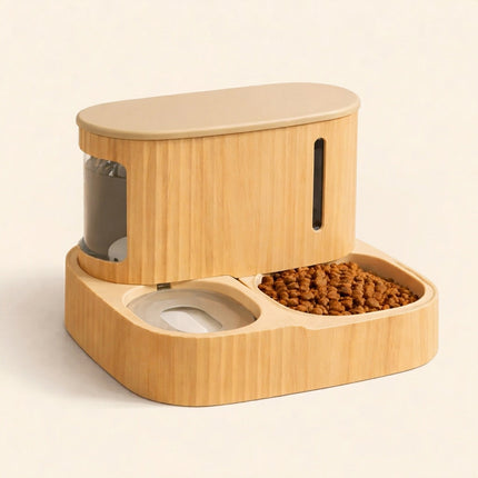 Cat Food Dispenser Set