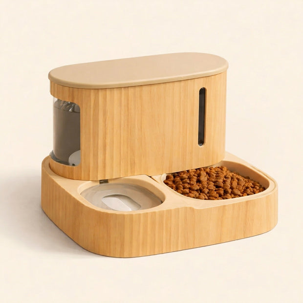 Cat Food Dispenser Set