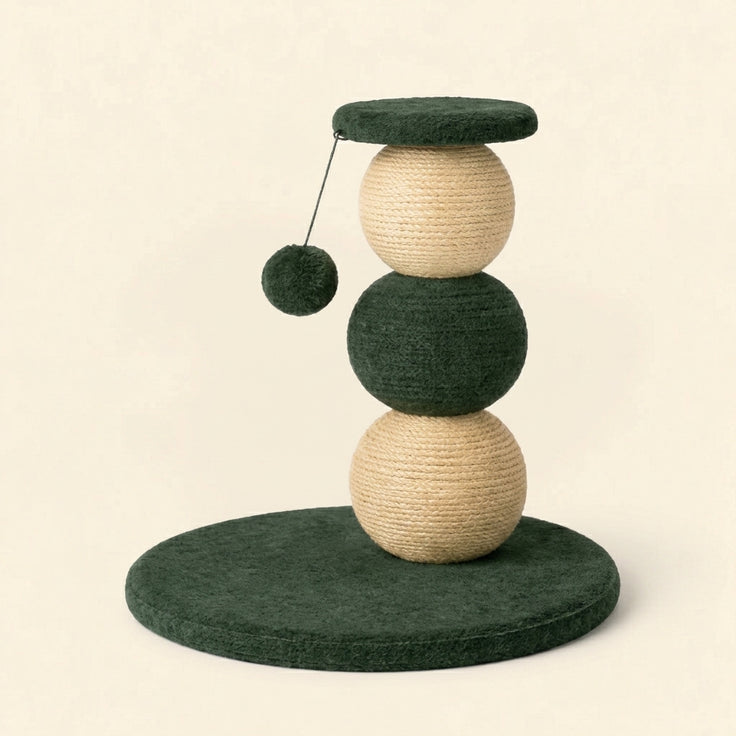 SphereStack Cat Scratcher