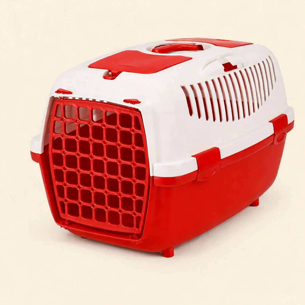 Plastic cat carrier
