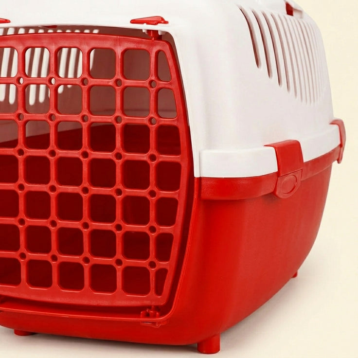 Plastic cat carrier
