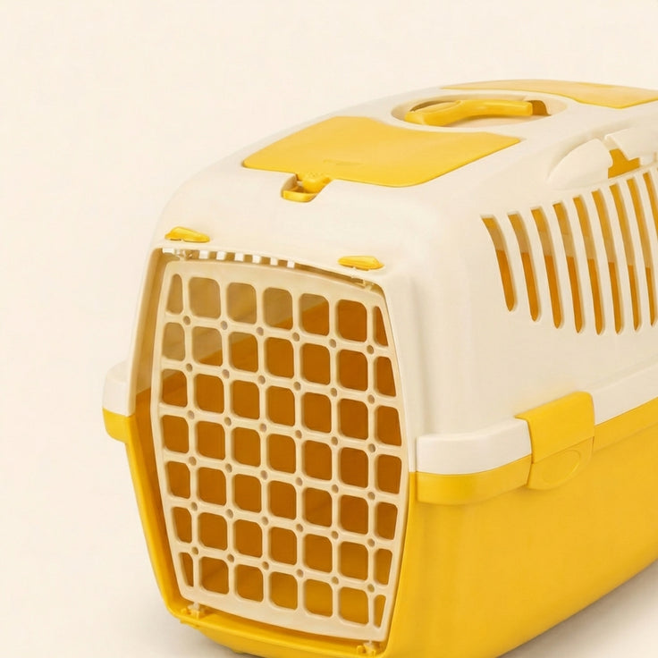 Plastic cat carrier