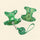 Frog cat harness and leash set