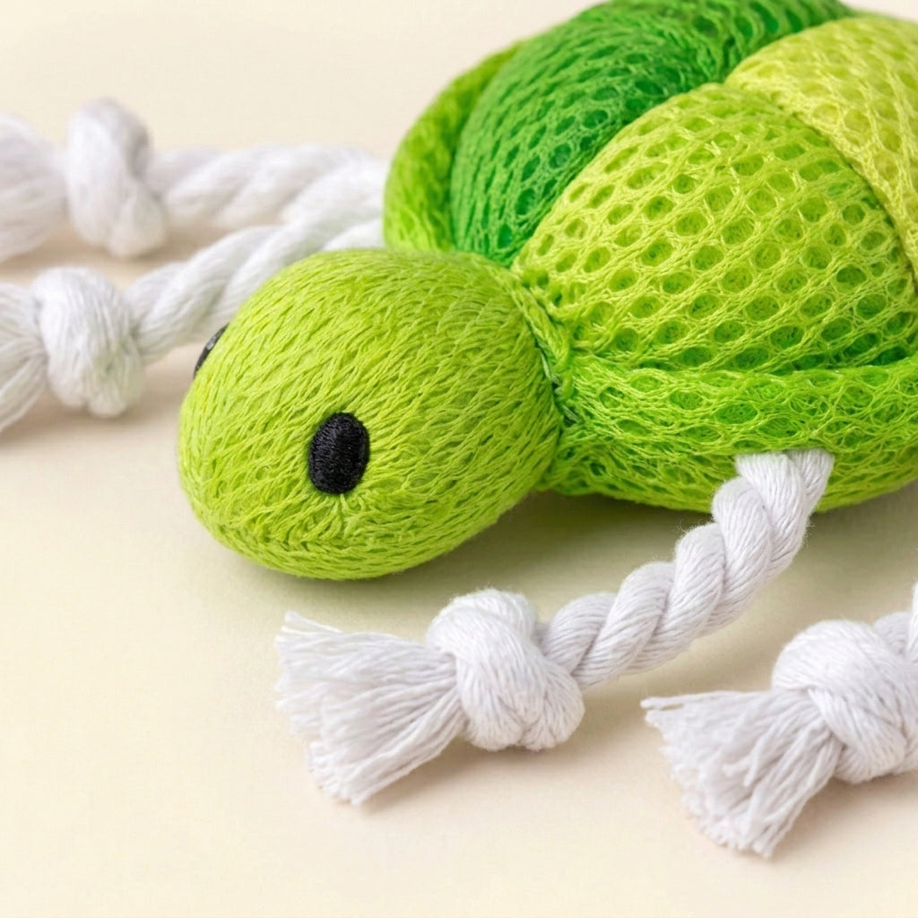 Turtle toy with catnip