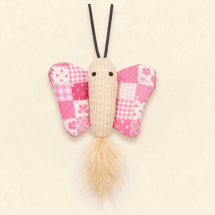 Plush butterfly crinkle toy