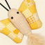 Plush butterfly crinkle toy