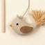 Bird wand toy for cats with catnip