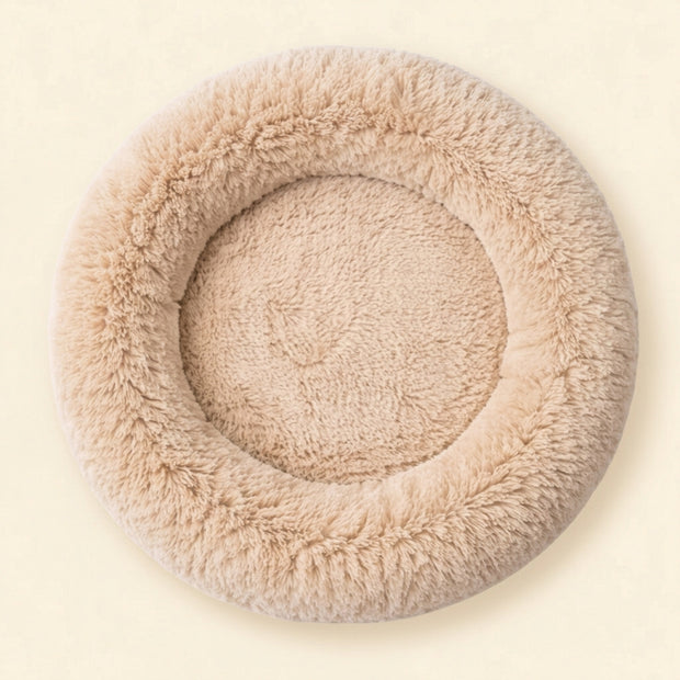 FluffyNest Round Dog Bed