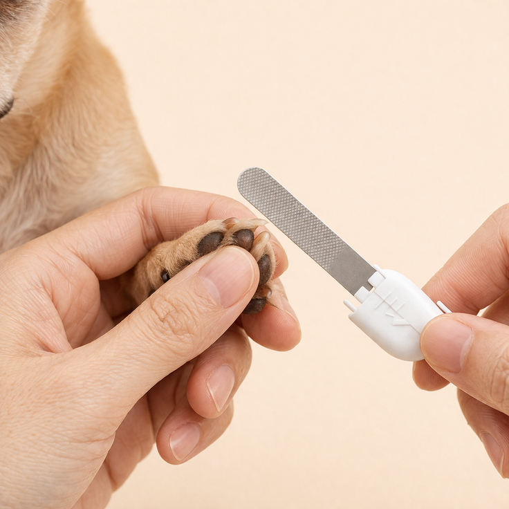 Pet Nail Clipper with Built-In Catcher & LED Light