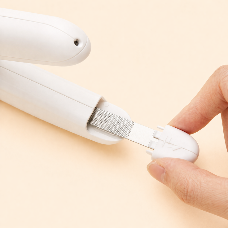 Pet Nail Clipper with Built-In Catcher & LED Light