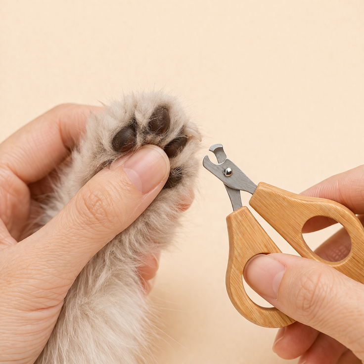 Mini Scissor Nail Clipper for Small Pets
