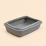Open Cat Litter Tray with High Sides