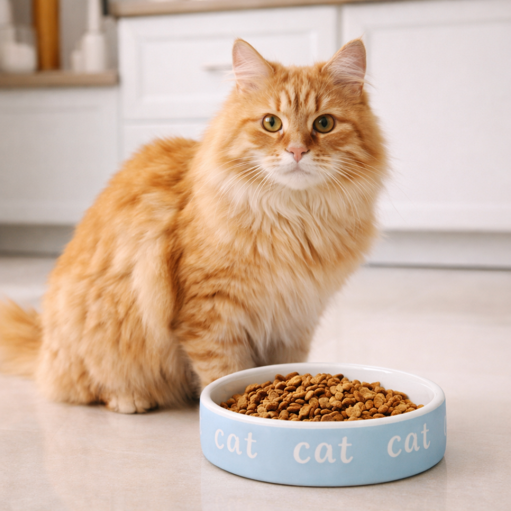 Ceramic Cat Bowl