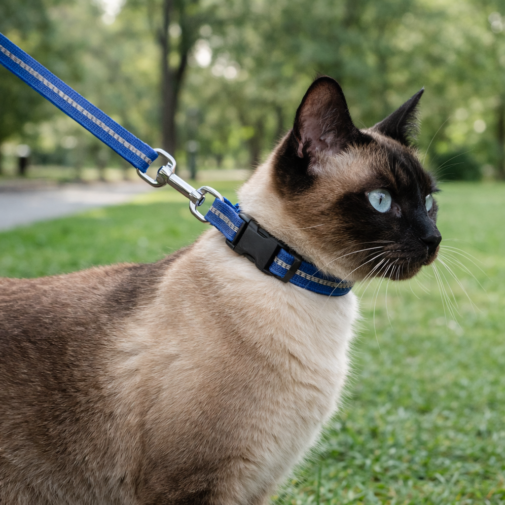 Eco reflective cat leash