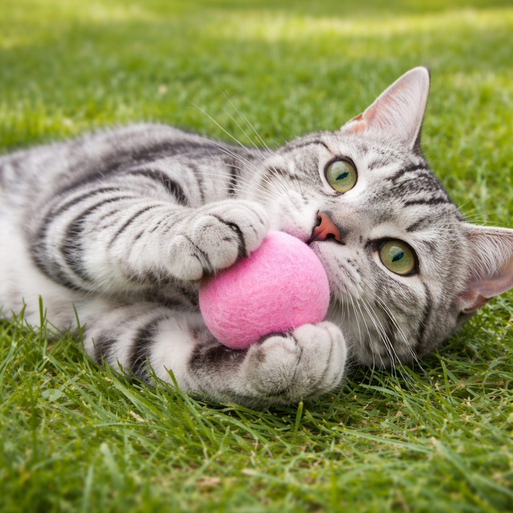 Mini Felt Ball for Cats